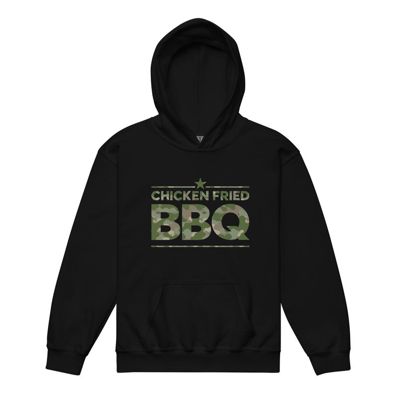 CFBBQ Camo Youth Hoodie