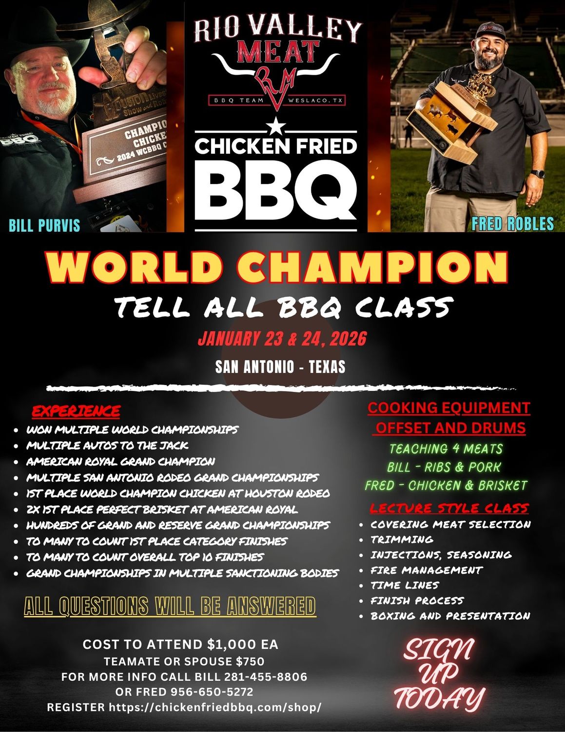 Competition BBQ Class