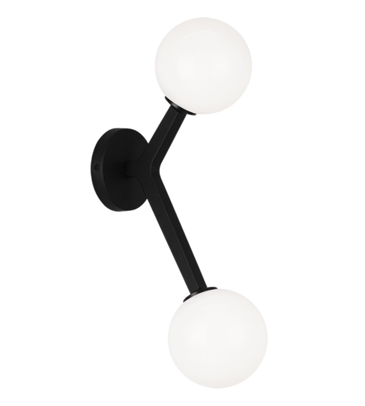 Rami 2 Light Wall Sconce (W81502BKOP)
