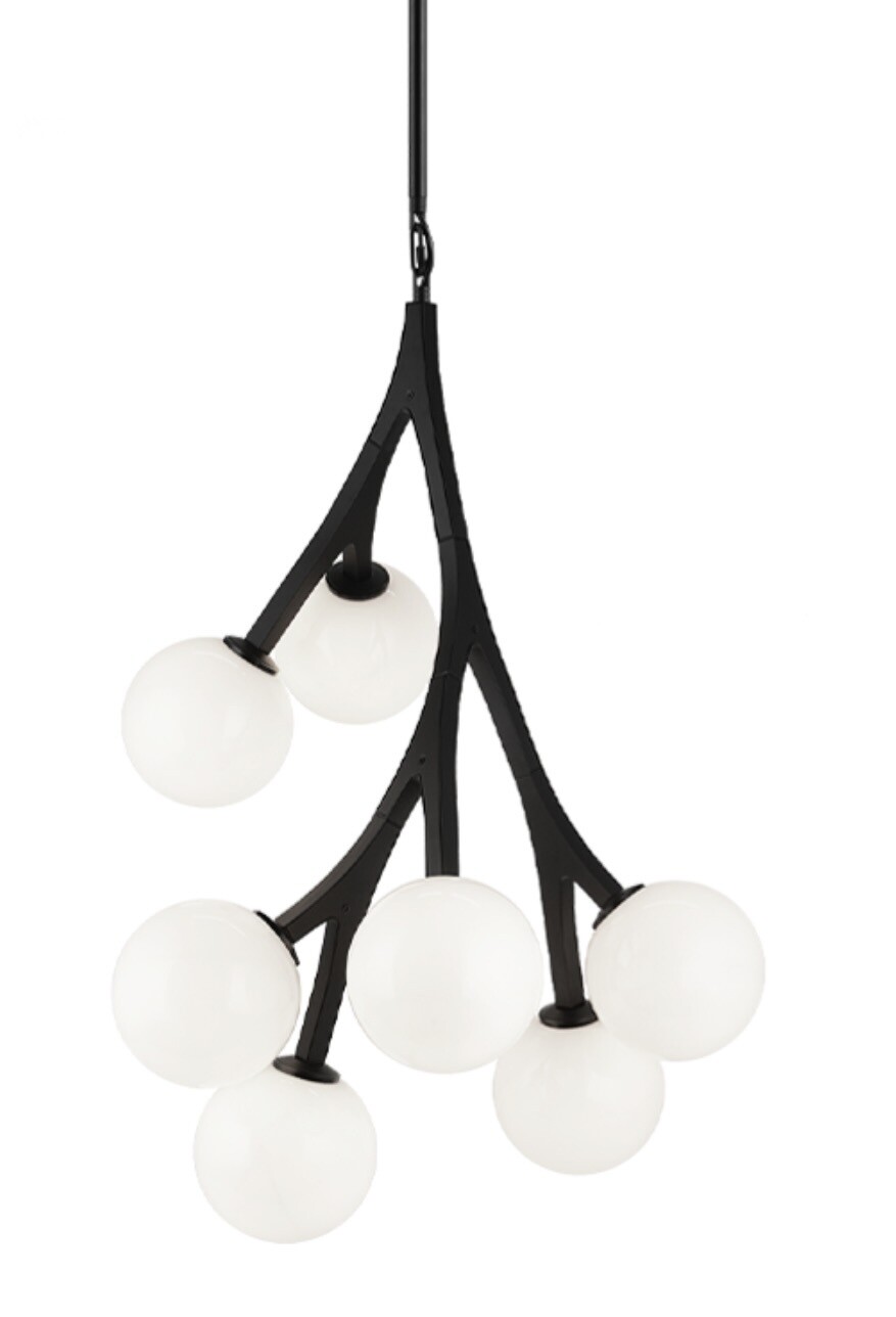Rami 7 Light Chandelier (C81507BKOP)