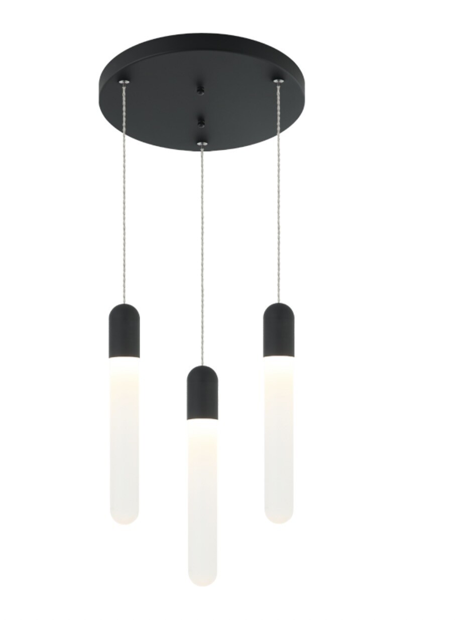 Aydin 3 Light Chandelier C65803MB