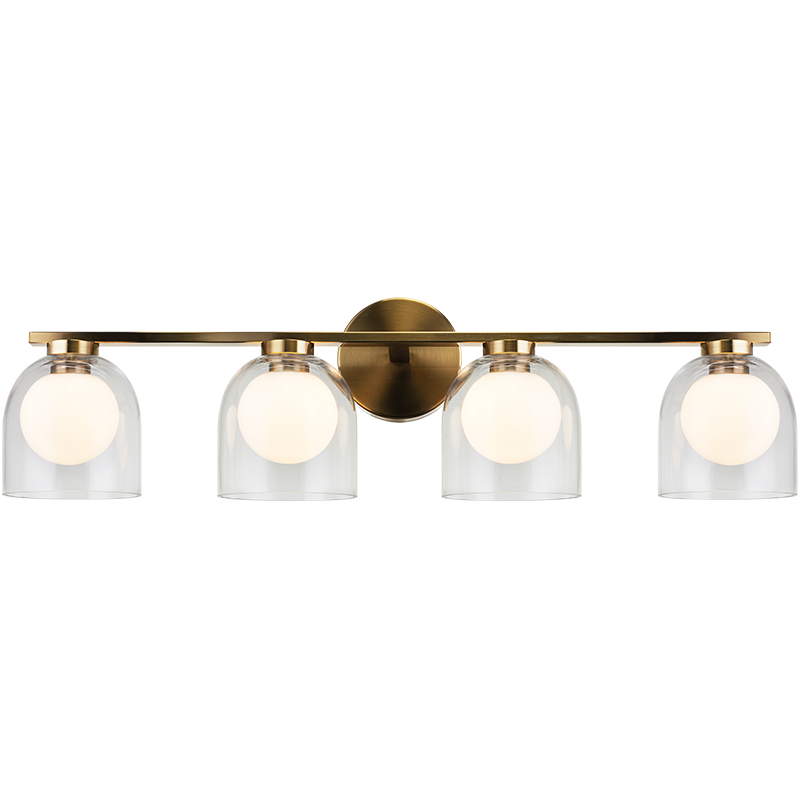 Derbishone 4 Light Wall Mount (W60704AGCL)