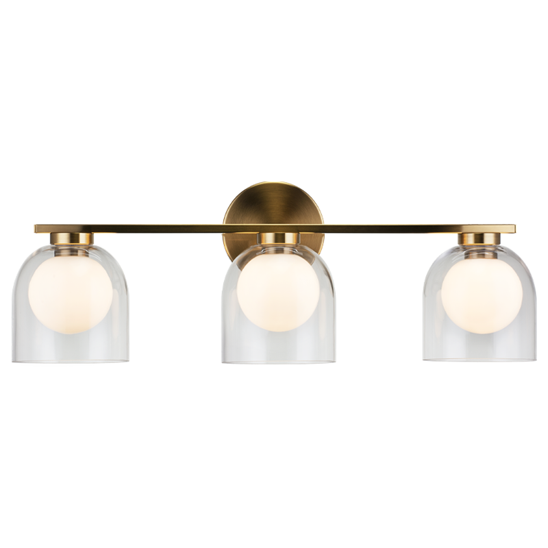Derbishone 3 Light Wall Mount (W60703AGCL)