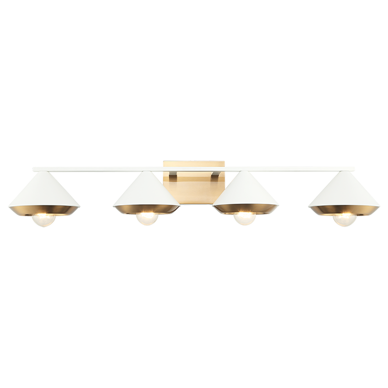 Velax 4 Light Vanity/ Wall Mount (S06804WHAG)