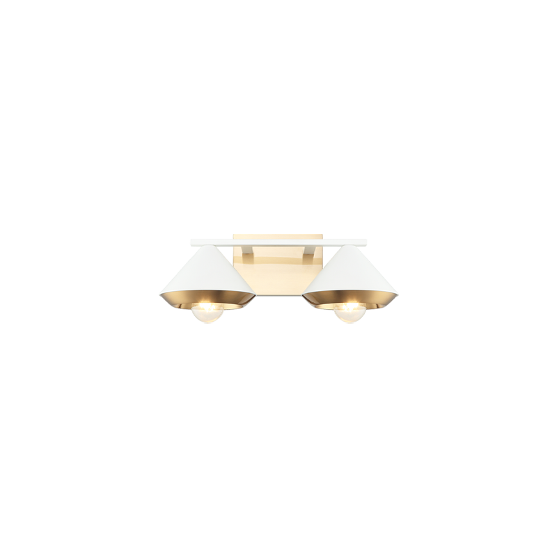 Velax 2 Light Vanity/Wall Mount/Sconce (S06802WHAG)