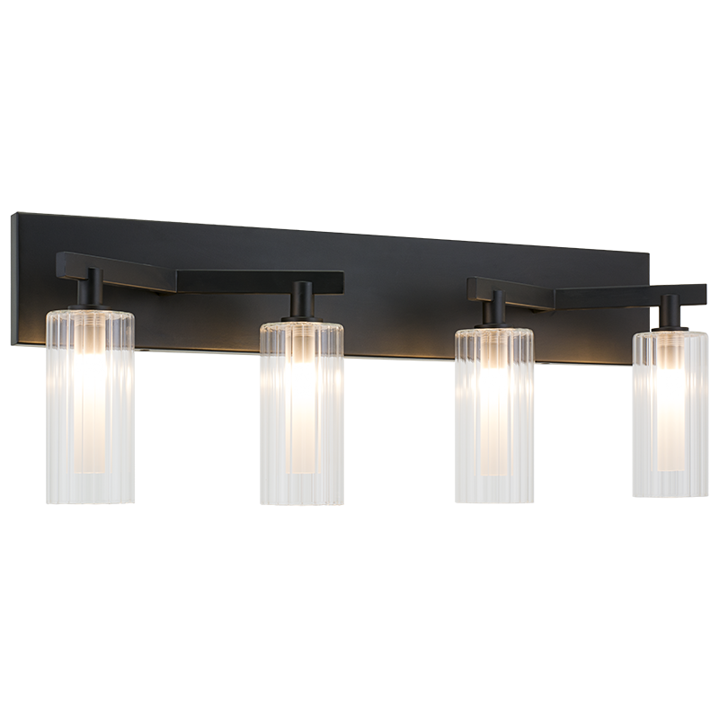 Kristof 4 Light Wall Mount (W60804BK)