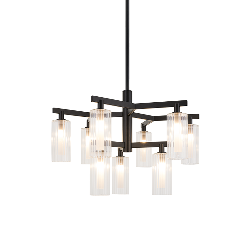 Kristof 9 Light Chandelier (C60809BK)