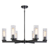 Weaver 6 Light Chandelier (C32106BK)