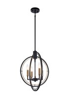 Odyssey 4 Light Chandelier (C78604BK)