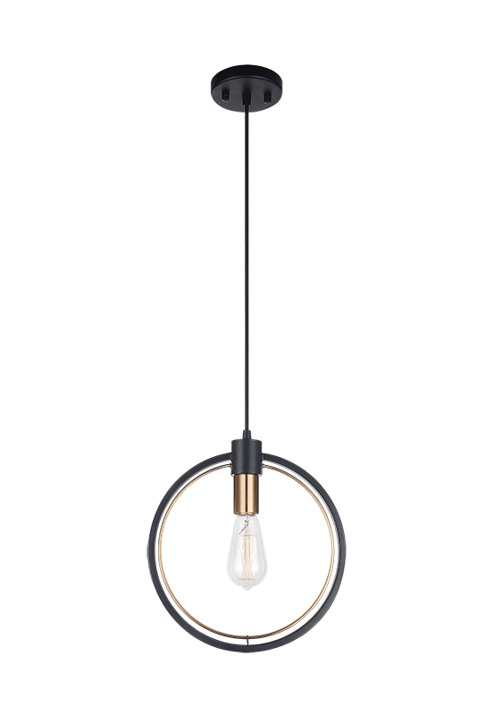 Odyssey 1 Light Pendant (C78601BK)
