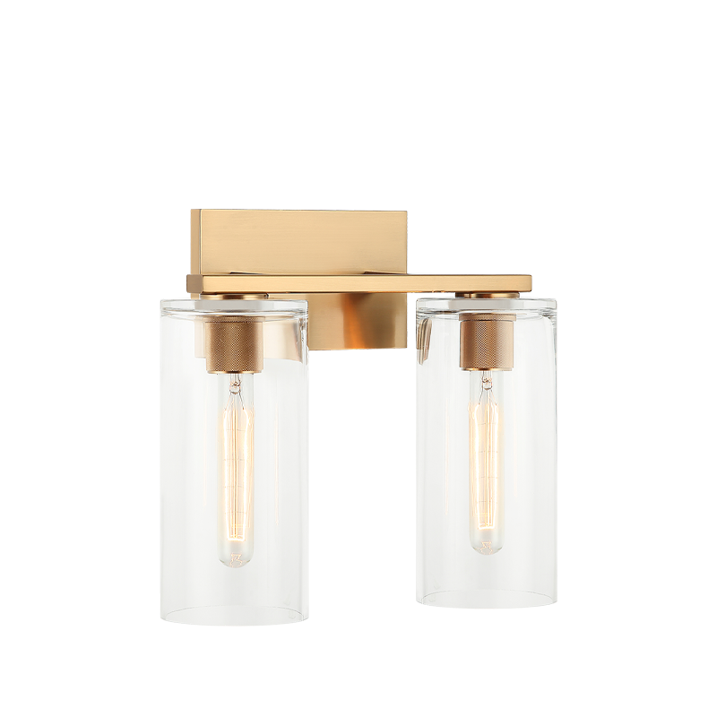 Lincoln 2 Light Wall Mount (W32502AG)