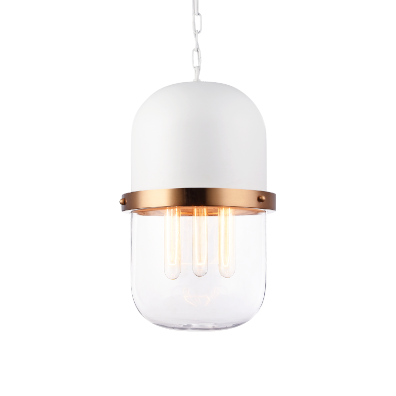 Tillie Large White Pendant (C73803WHCL)