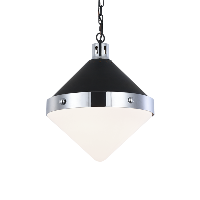 Sphericon Black/Chrome Pendant (C72203CHOP)
