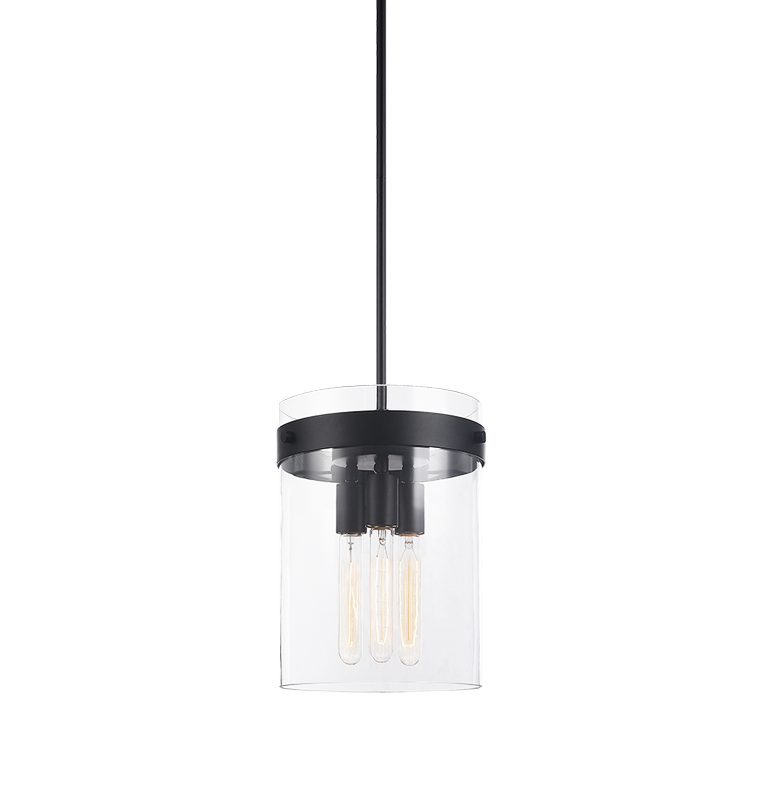 Zale Matte Black Pendant (C78403BK)