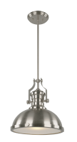 Cresswell Brushed Nickel Pendant (C53802BN)