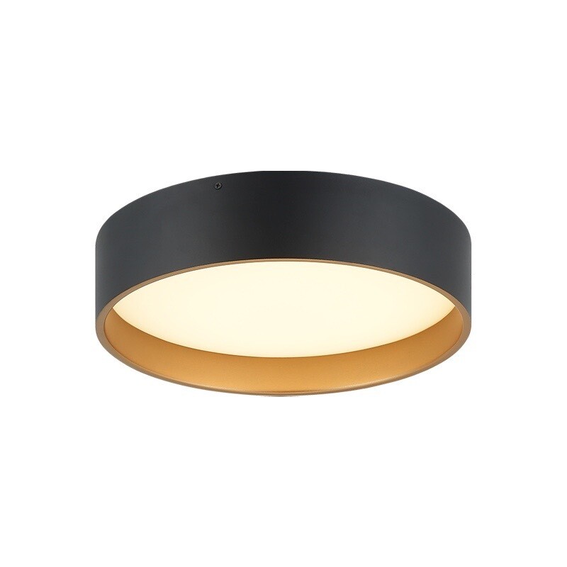 Novele Large Matte Black Flush Mount (M10115MB)