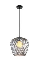 Quilted Gem Smoke Pendant (C68103SM)