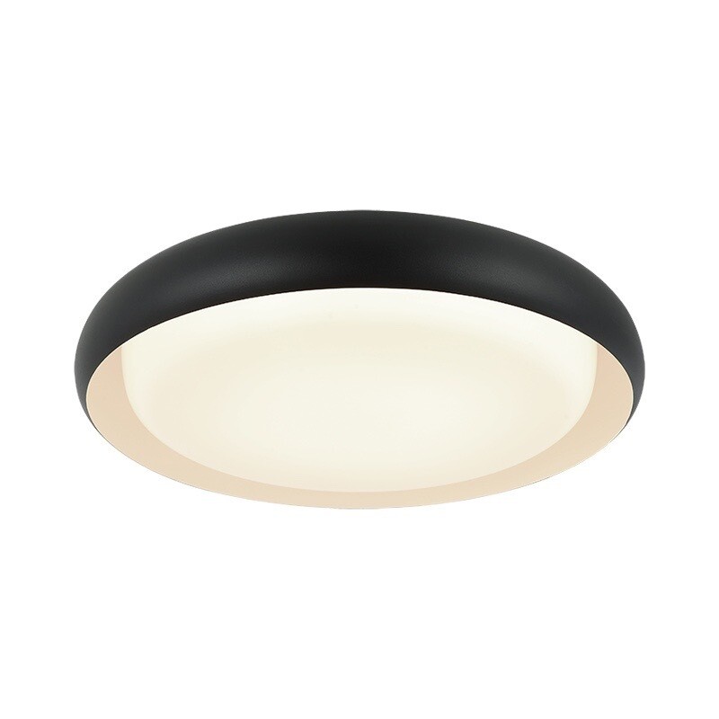 Milia Large Matte Black Flush Mount (M16218MB)