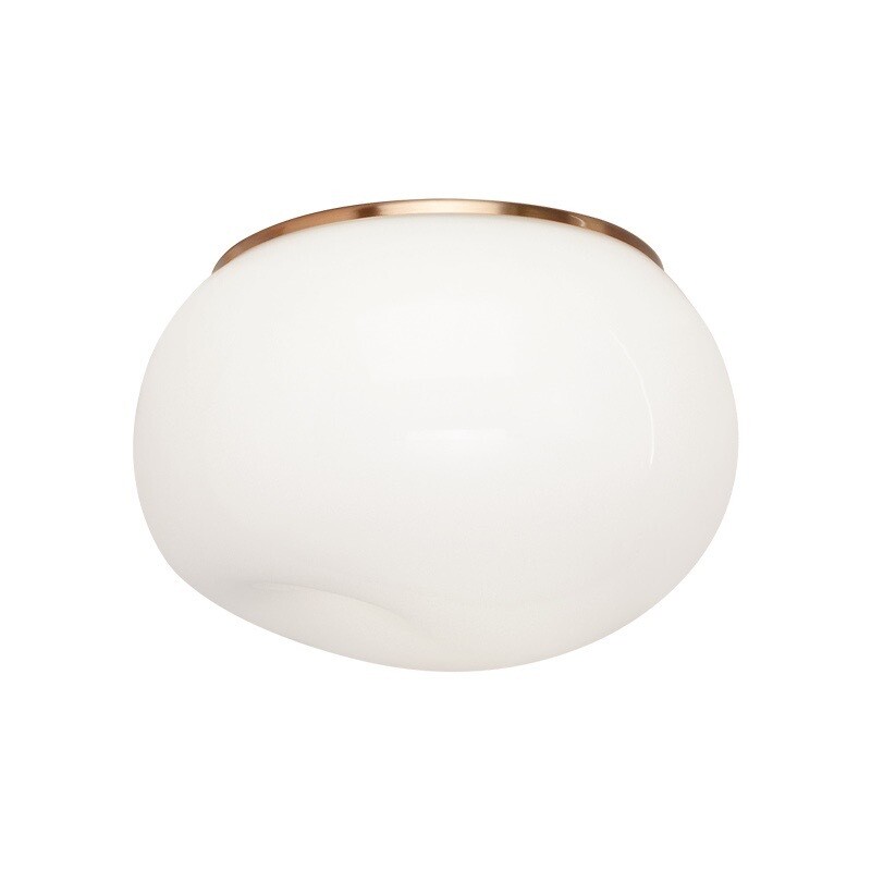 Gelasin Large Aged Brass Gold Flush Mount/Wall Mount (M14021AGOP)