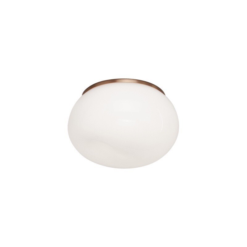 Gelasin Small Aged Brass Gold Flush Mount/Wall Mount (M14001AGOP)