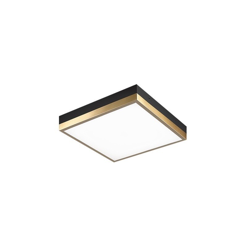 Tux Small Black/Aged Gold Flush Mount (M11411BKAG)