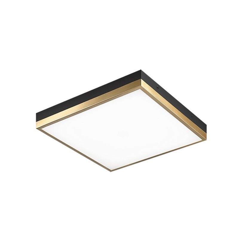 Tux Large Black/Aged Gold Flush Mount (M11414BKAG)