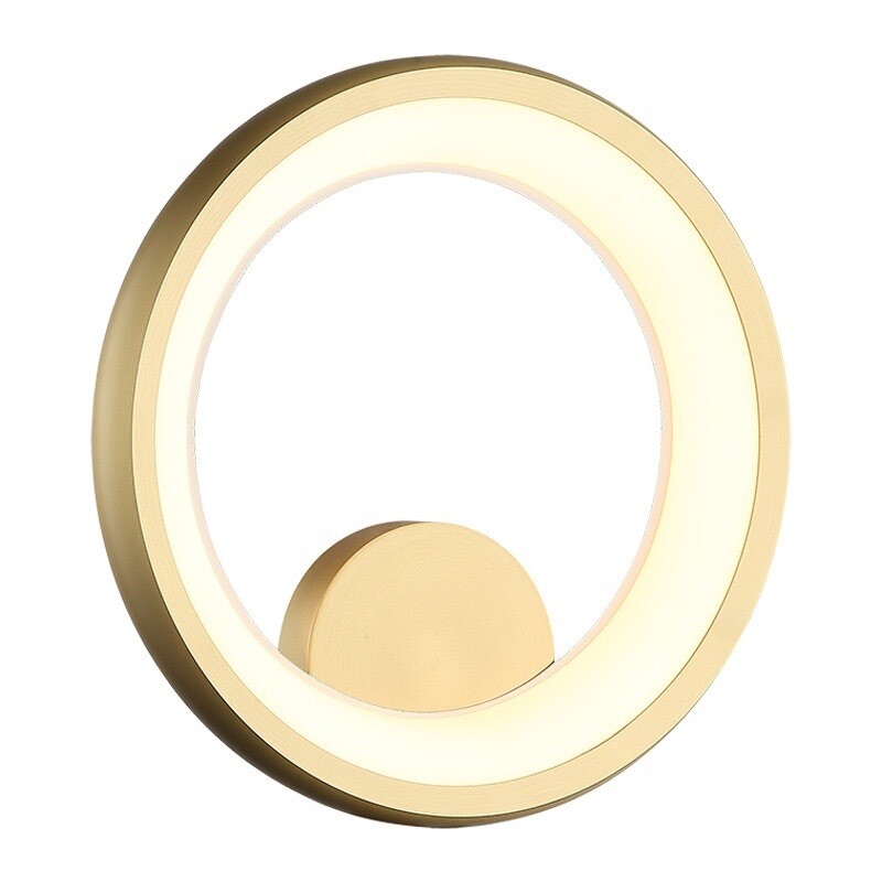 Maverick Aged Brass/Gold Wall Sconce (W32712BG)