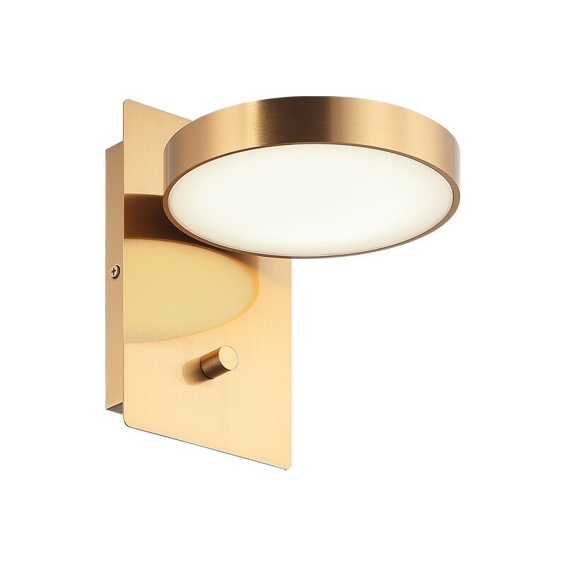 Aston Aged Brass/Gold Sconce (S01801AG)