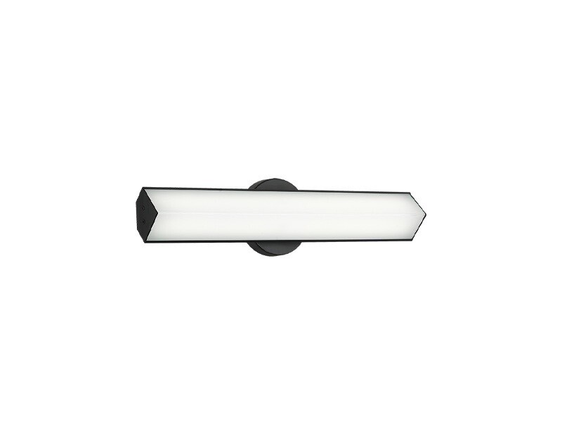 Jade Small Linear Black Sconce (S09918BK)