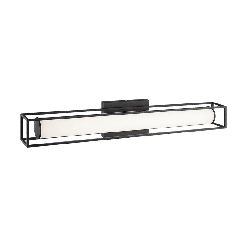 Flannigan Small Black Linear Sconce (S02326MB)