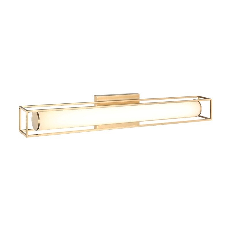 Flannigan Small Aged Brass/Gold Linear Sconce (S02326AG)