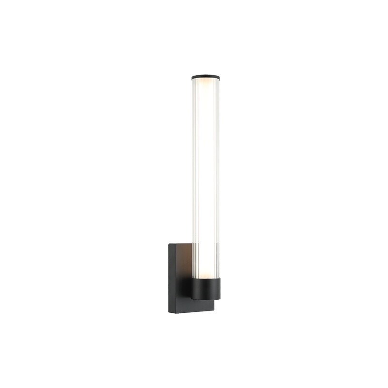 Macie 1 Light Black Wall Sconce (S06420BK)