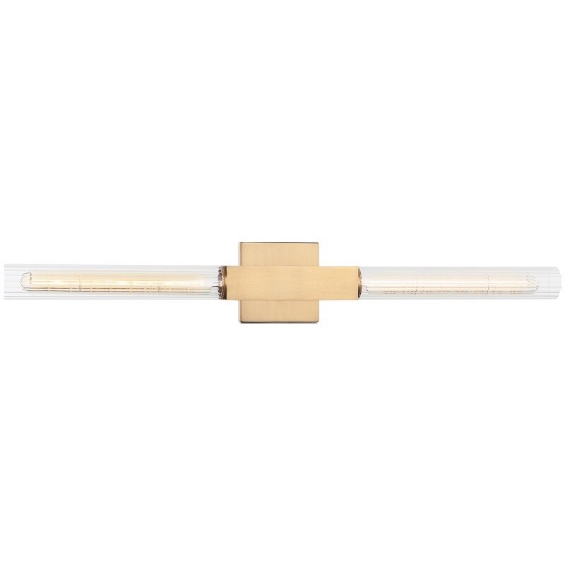 Odelle 2 Light Linear Aged Brass/Gold Sconce (S03112AG)