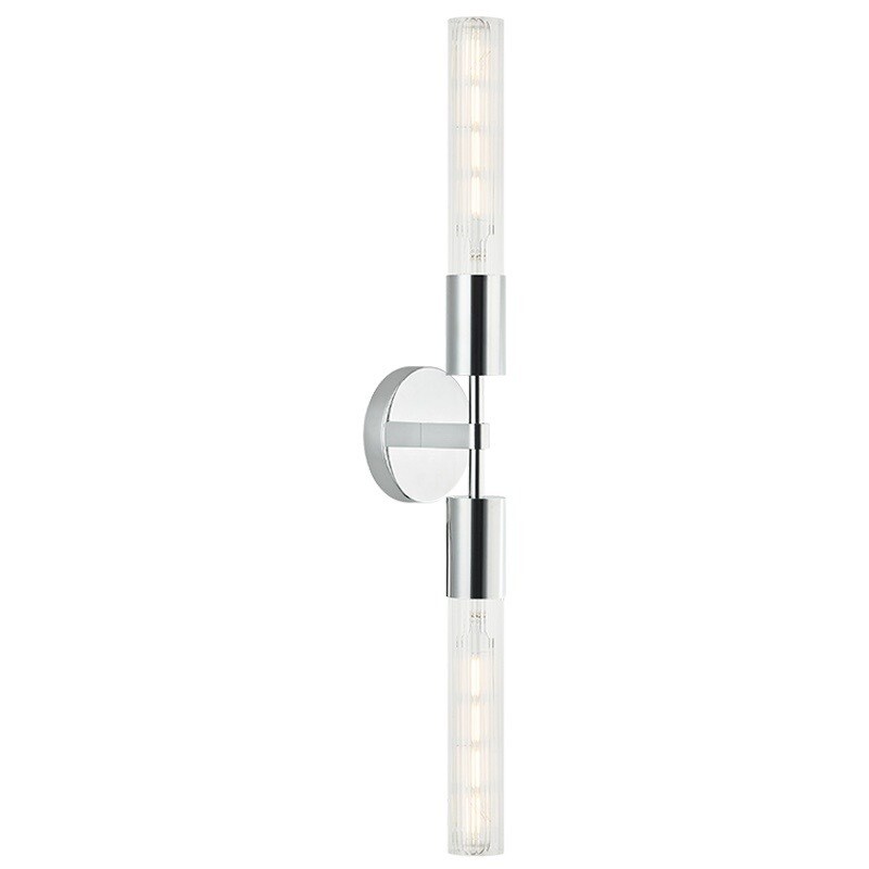 Lumiere 2 Light Chrome Sconce (S04002CH)