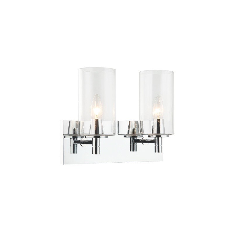 Candela 2 Light Chrome Wall Mount/Sconce (S04902CHCL)
