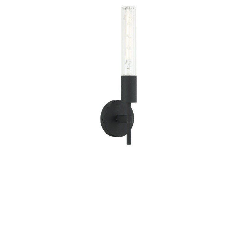 Lumiere 1 Light Black Sconce (S04001MB)