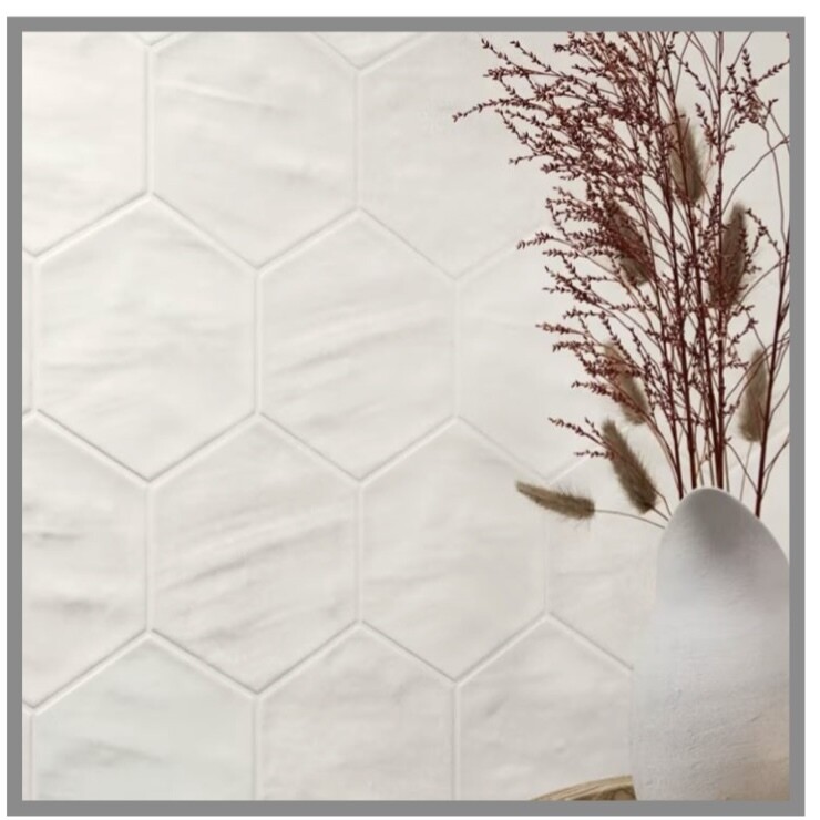 Toscana Series Hex 5x6 (SAR) available in two colors $15.95 SQFT