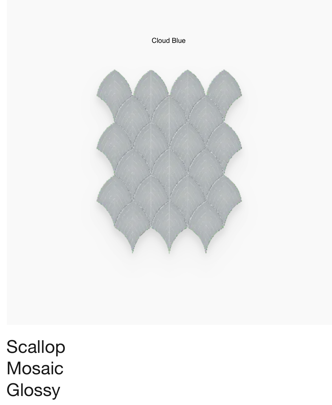 Soho Scallop (AN) available in nine colors $10.46 SQFT