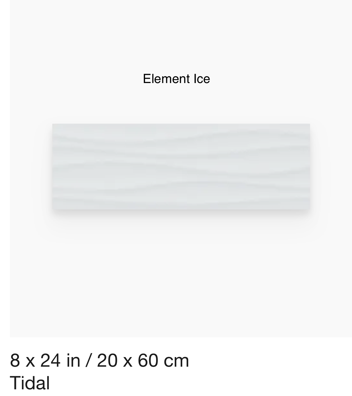 Element Glass Series 8x24 "Tidal" (Anatolia) available in three colors $16.14 SQFT