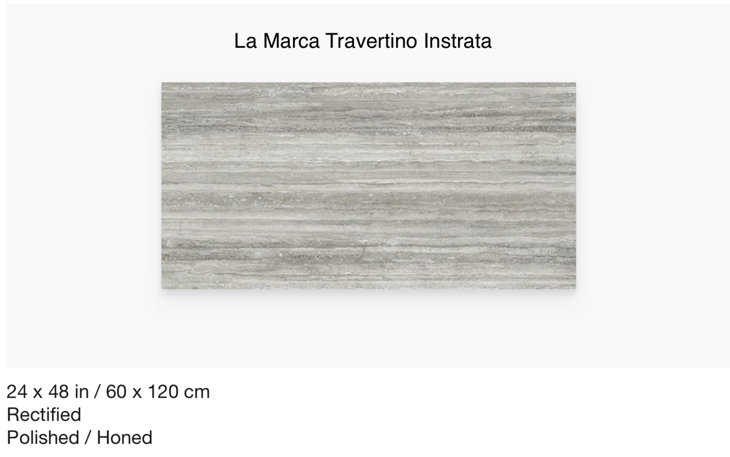 La Marca Series &quot;Travertino Instrata&quot; 24x48 (AN) $8.40 SQFT