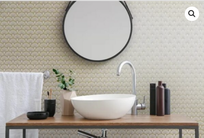 Art Deco Manhattan White 12x12 (TC) $13.02 SQFT