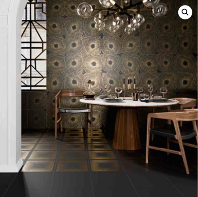 Art Deco Spritz Black 12x12 (TC) $13.02 SQFT