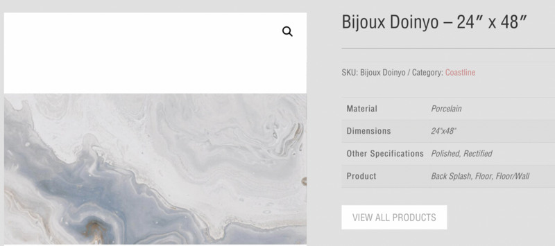Bijoux Doinyo 24x48 (Tileco) $16.38 SQFT