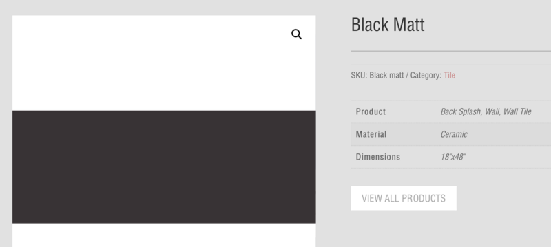 Black Matt 18x48 (Tileco) $15.31 SQFT