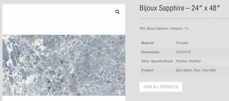 Bijoux Sapphire 24x48 (Tileco) $16.38 SQFT