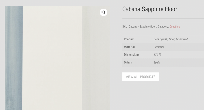 Cabana Sapphire Floor 12x12 (Tileco) $19.31 SQFT