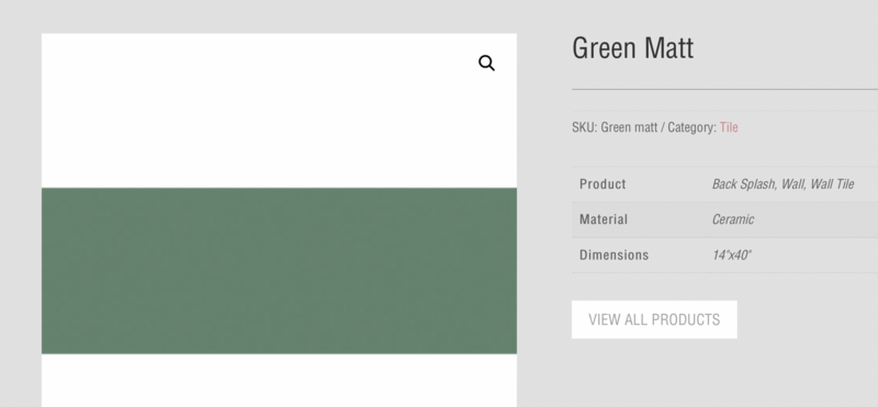 Green Matt 14x40 (Tileco) $15.29 SQFT