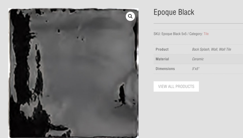Epoque Series 5x5 (Tileco) available in three colors $11.51 SQFT