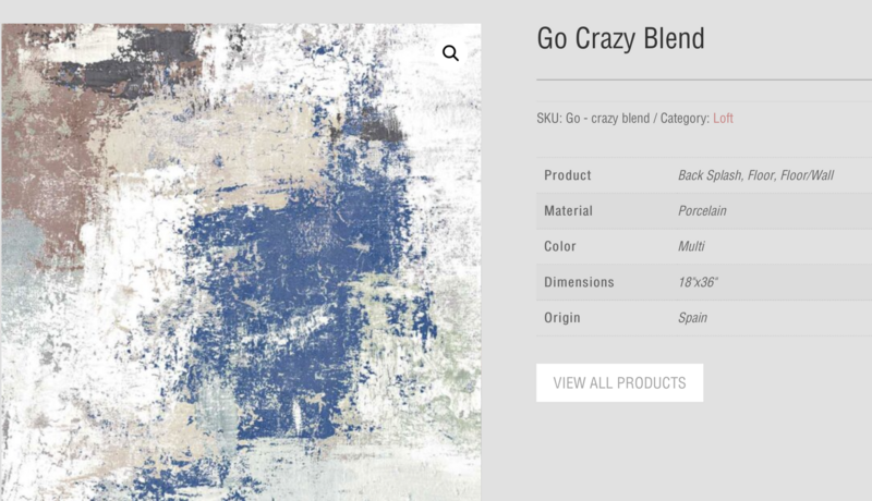 Go Crazy Blend 18x36 (Tileco) $17.17 SQFT