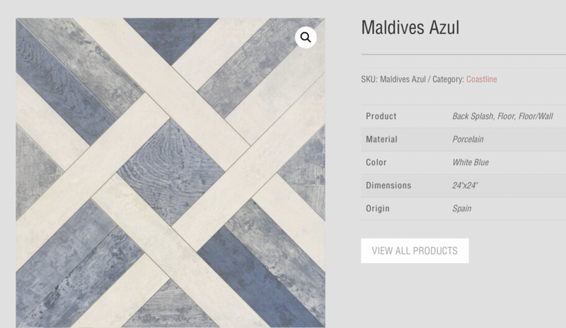 Maldives Azul 24x24 (Tileco) $8.70 SQFT